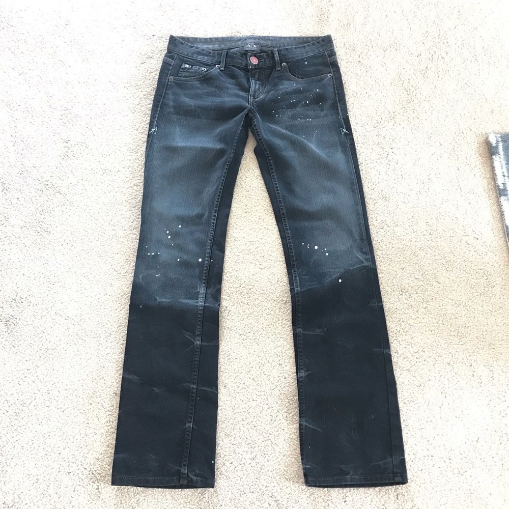 NWOT Armani Exchange faded Jeans